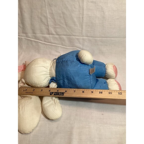 Gibson Bunky Bunny 1992 Easter Plush Parachute Puffalump Style Plush Toy Rabbit - Picture 8 of 8